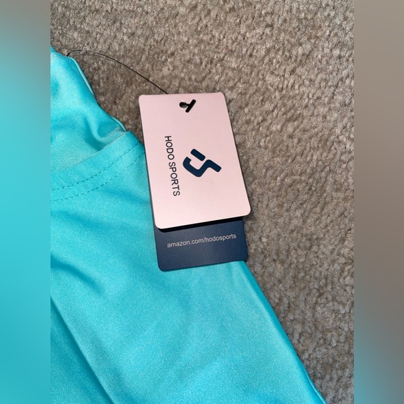 NWT! 🐬 Hodo Sports Aqua Lined Shorts, size M 🐬 - Picture 5 of 9